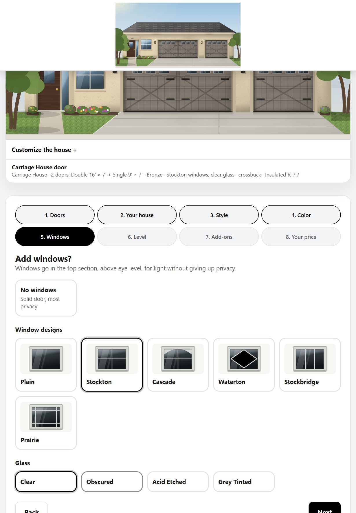 The builder on a tablet